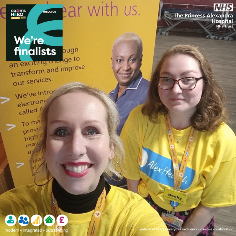 Alex Health communications team shortlisted for prestigious CommsHero ...