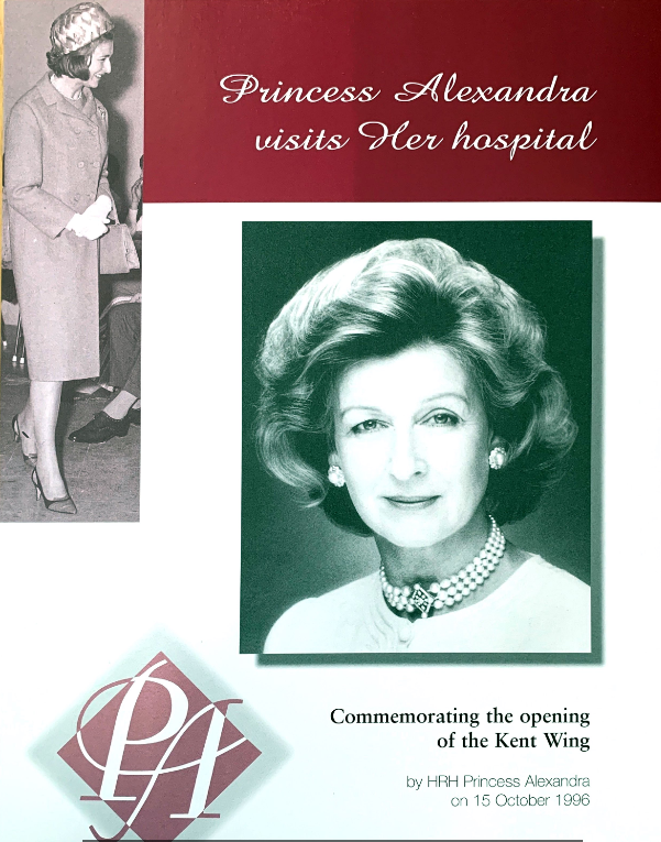 Princess Alexandra’s visit to open the Kent Wing – 15 October 1996