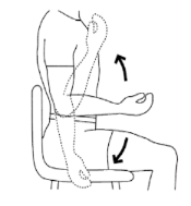 Forearm range of motion (ROM) exercises to regain movement.