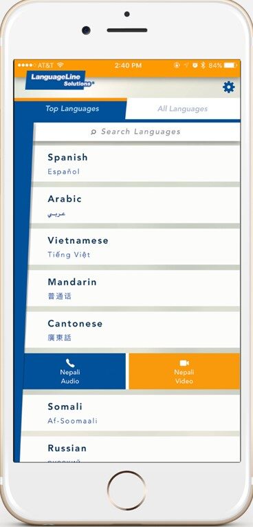 24-hour language interpreting service