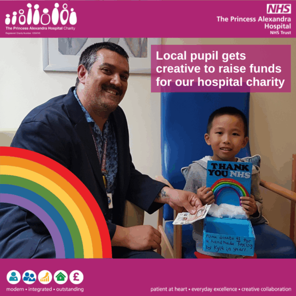 Local pupil gets creative to raise funds for local hospital charity
