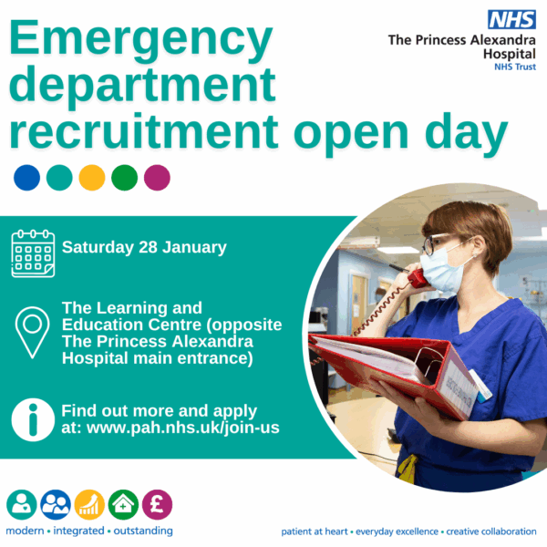 Emergency department recruitment open day - 28 January 2023
