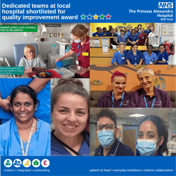 Dedicated teams at local hospital shortlisted for quality improvement award