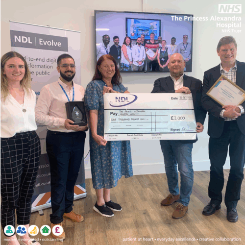 Hospital IT team scoops second award win for digital automation programme