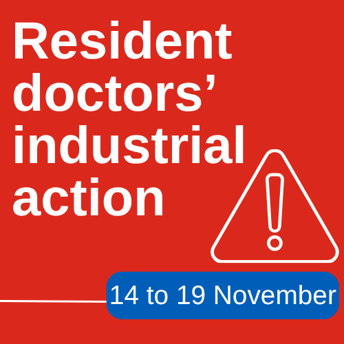 Resident doctors' industrial action