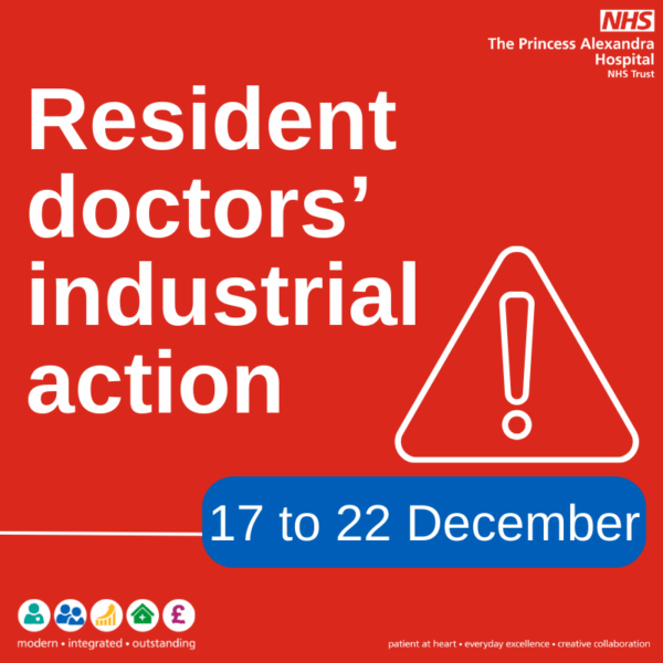 Resident doctors' industrial action 17 to 22 December