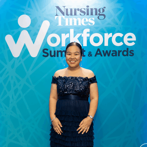 Kristle Bravo, award winner, photographed at the awards ceremony