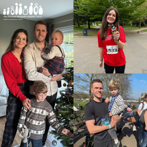 A collage of the family.