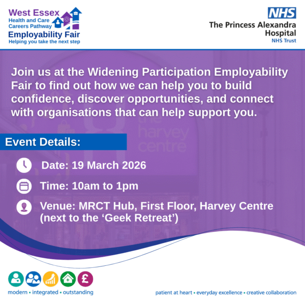Date, time and location of Employability Fair