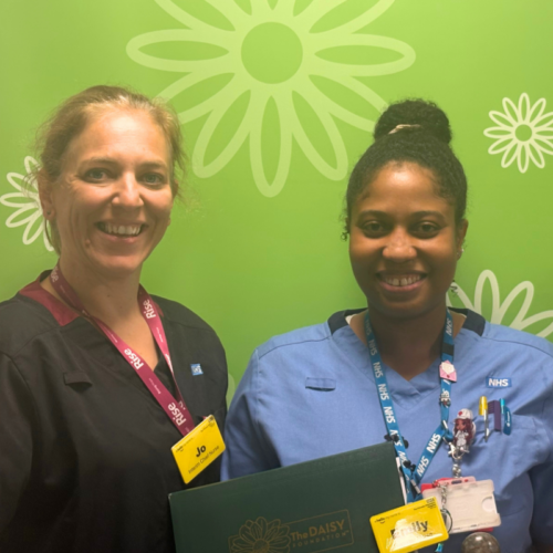 Photo of Jo Ward and Emily Appiah